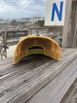 ShredDelish Shaka Charcoal & Old Gold 7 Panel Trucker Cap