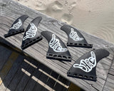 ShredDelish Surf Co 5 Fin Travel Set Surfboard Fins