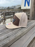 ShredDelish Shaka Brown & Khaki 7 Panel Trucker Cap