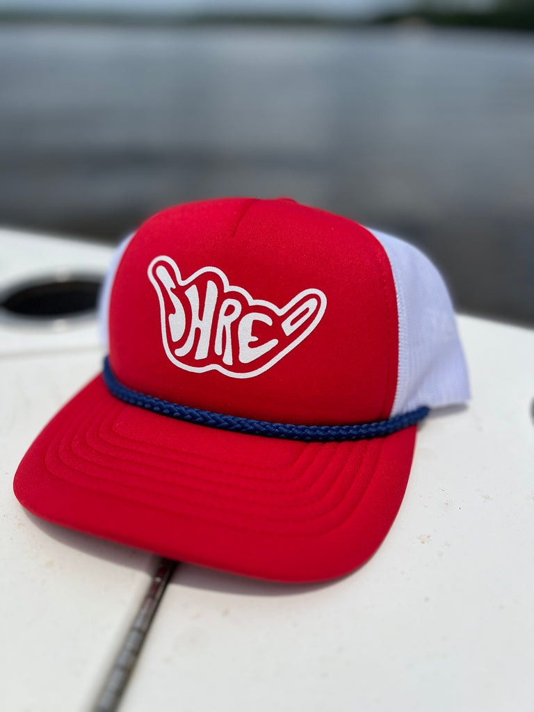 Patriotic ShredDelish Shaka Foam Trucker Hat - Main Image