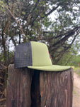ShredDelish Hurrican Flag Olive & Black Foam Trucker