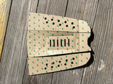 Double Square Shred Traction Pad Black