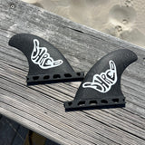 ShredDelish Surf Co 5 Fin Travel Set Surfboard Fins