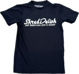 ShredDelish Just Dudes Who Love To Shred Loose Fit Short Sleeve Surf Tee Rash Guard