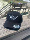 ShredDelish Shaka Black Retro Trucker Cap