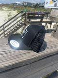 ShredDelish Surf Co Black Retro Trucker Cap