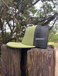 ShredDelish Hurrican Flag Olive & Black Foam Trucker