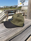 ShredDelish Fins Olive & Black 5 Panel Hat