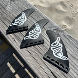 ShredDelish Surf Co 5 Fin Travel Set Surfboard Fins