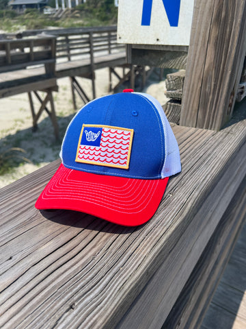 Shred America Red, White & Blue Trucker Hat