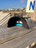 Black & Teal ShredDelish Shaka Flat Bill Snapback Cap