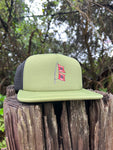 ShredDelish Hurrican Flag Olive & Black Foam Trucker