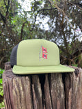 ShredDelish Hurrican Flag Olive & Black Foam Trucker