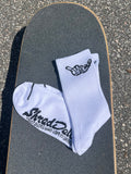 White ShredDelish Shaka Crew Socks