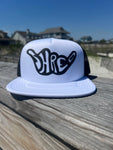 White & Black Large ShredDelish Shaka Trucker Hat