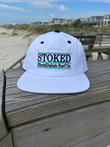 STOKED Lines 6-Panel Unstructured Hat