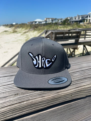 Dark Gray ShredDelish Shaka Flat Bill Snapback