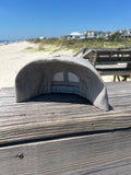 Heather Gray Paradise Barrel Flat Bill Snapback Cap