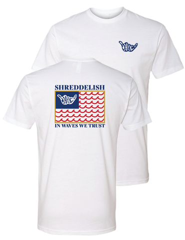 Shred America In Waves We Trust Shirt
