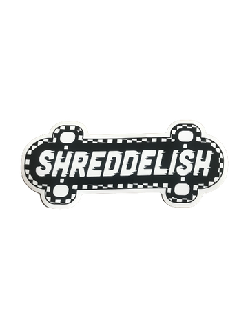 ShredDelish Checker Skateboard Sticker
