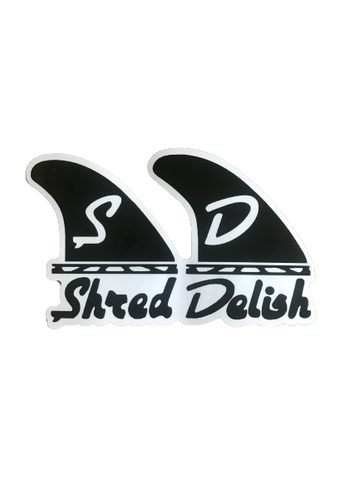 ShredDelish Fins Sticker