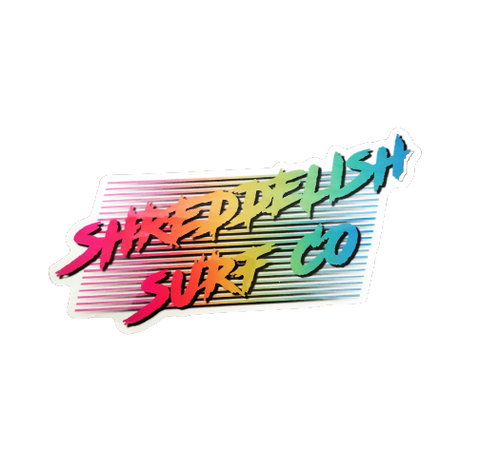 80's ShredDelish Surf Co Sticker