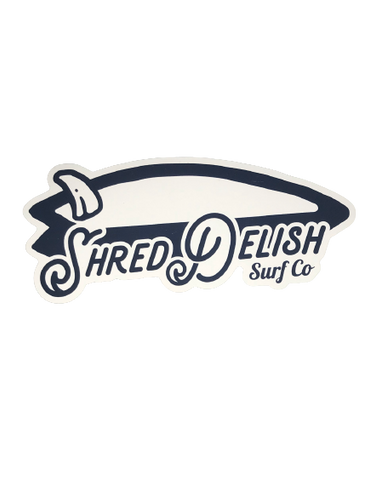 ShredDelish Surf Co Surfboard Sticker