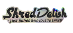 ShredDelish Just Dudes Who Love To Shred Hologram Sticker