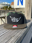 SHREDDELISH SHAKA CAMO 7 PANEL HAT