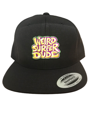 Black Weird Surfer Dude Hat