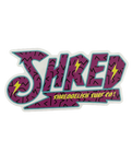 SHRED 90s Sticker