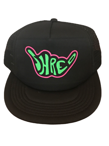 ShredDelish Neon Shaka Trucker Hat