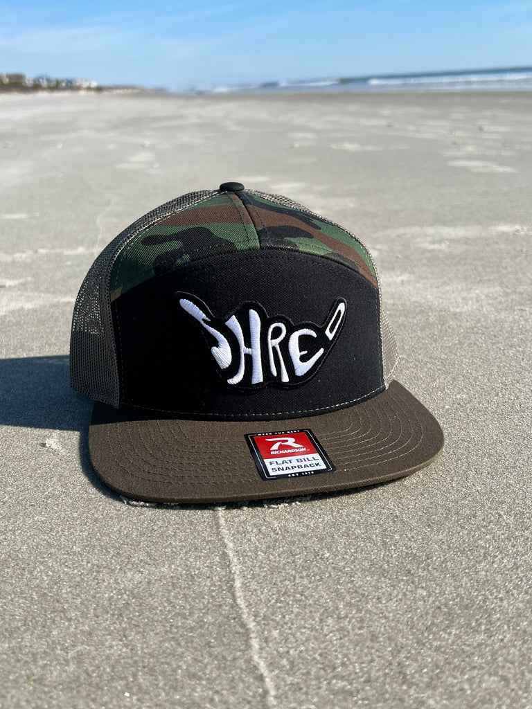 SHREDDELISH SHAKA CAMO PANEL HAT - Main Image